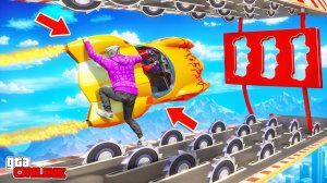 РЕАКТИВНЫЙ СКИЛЛ-ТЕСТ НА СКРАМДЖЕТЕ! ПОПАДИ В ДЫРКУ | ПАРКУР В ГТА 5 ОНЛАЙН