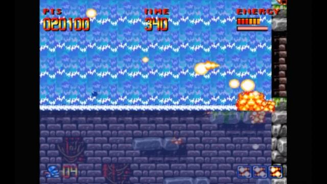 Super Nintendo (Snes) 16-bit Super Turrican Stage 1-2 Прохождение смотреть онлайн