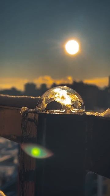 Зимняя красота в морозы