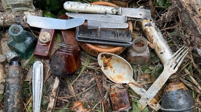 Коп по войне. Раскопали жирный блиндаж в Погостье. Часть 1 смотреть онлайн