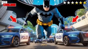 БЭТМЕН ПРОТИВ КОПОВ В ГТА 5 ОНЛАЙН! АВТОУГОНЩИК ПРОТИВ КОПОВ - УГНАЛ ВСЕ БЭТМОБИЛИ