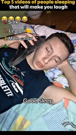 Top 5 best sleeping people videos😴
