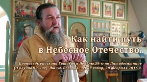 2016_02_28 Как найти путь в Небесное Отечество