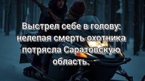 Роковая охота под Саратовом.