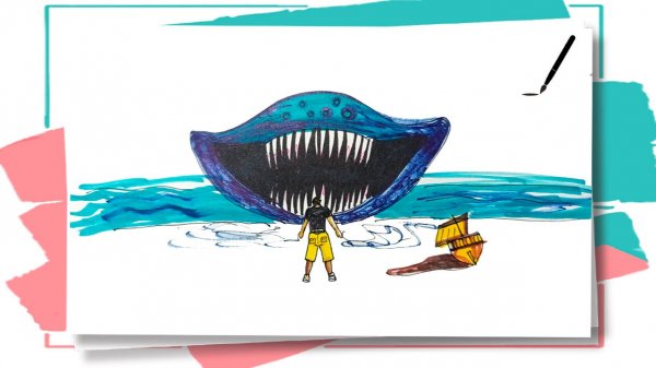 Как нарисовать монстра Эль Грен Майя / How to draw EL  Gran Maja