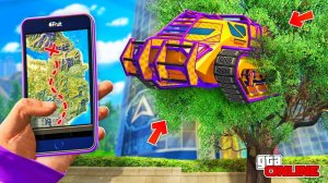 НАШЕЛ ПО ФОТО ТАНК ИЗ ARENA WAR НА ДЕРЕВЕ! НАЙДИ ПО ФОТО В GTA 5 ONLINE