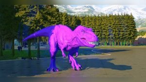 Динозавры. Транозавр. Индоминус. Тирекс. Битва Динозавров.