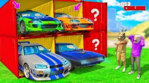 ОТКРЫЛИ КОНТЕЙНЕРЫ С ФОРСАЖ ТАЧКАМИ! 40 КОНТЕЙНЕРОВ | БИТВА ЗА КОНТЕЙНЕРЫ В ГТА 5 ОНЛАЙН