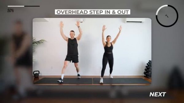 Tess & Yoann - standing cardio