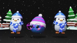 ❄️ Зимняя Сказка с Танцующими Фруктами — 1 Час Сенсорной Музыки для Релакса Малышей