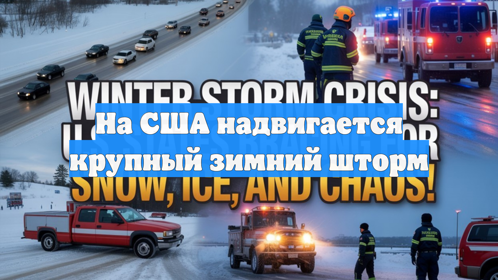 На США надвигается крупный зимний шторм смотреть онлайн