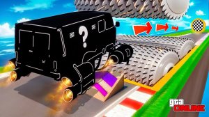 КАК ДАЛЕКО ТАЧКИ ИЗ ЛАКИ БЛОКОВ СМОГУТ ПЕРЕПРЫГНУТЬ ОГРОМНУЮ МЯСОРУБКУ В GTA 5! ЭКСПЕРИМЕНТЫ ГТА 5