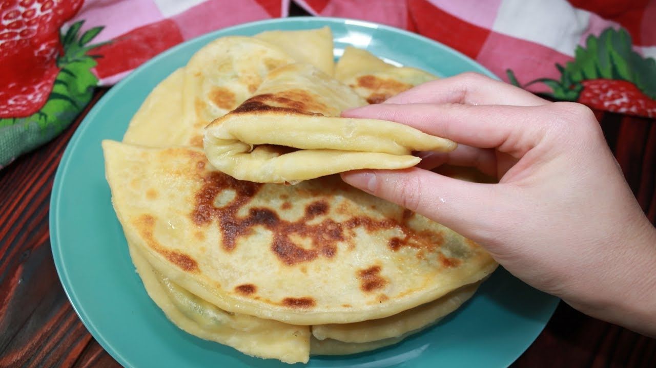 Чудо Лепешки - мягкие, нежные с начинкой. Лепешки на скорую руку. смотреть онлайн