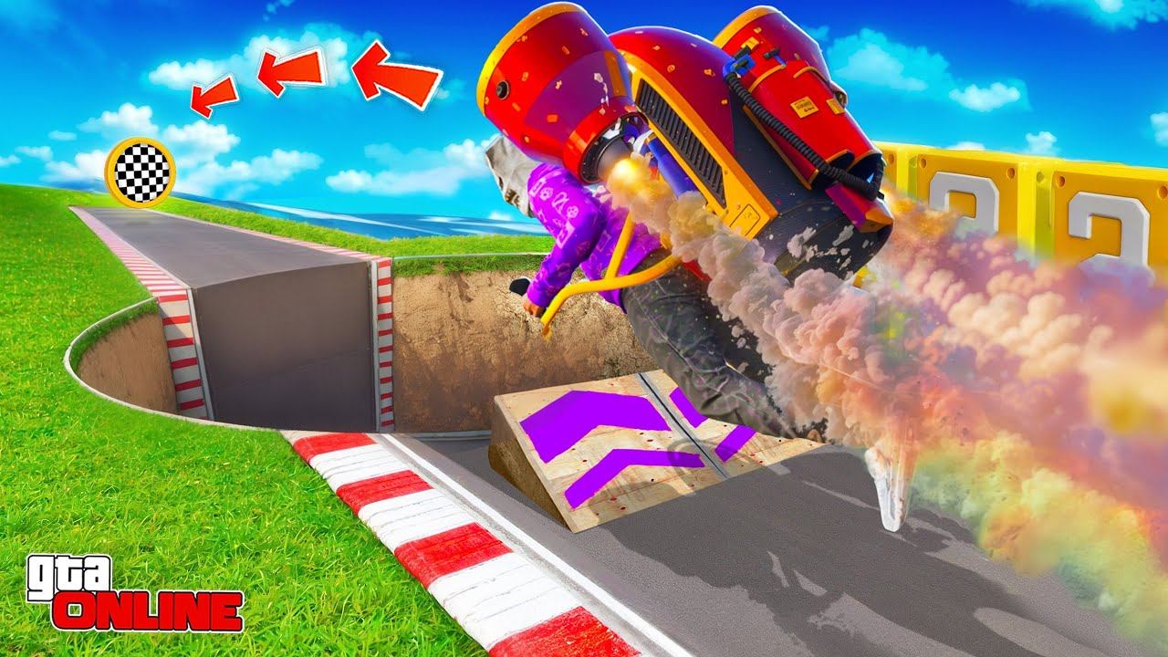 ВЫБИЛ САМЫЕ КРУТЫЕ ТАЧКИ ИЗ ЛАКИ БЛОКОВ! СМОГУ ЛИ ПЕРЕПРЫГНУТЬ ОГРОМНУЮ ЯМУ? ЭКСПЕРИМЕНТЫ ГТА 5 смотреть онлайн