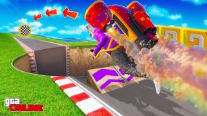 ВЫБИЛ САМЫЕ КРУТЫЕ ТАЧКИ ИЗ ЛАКИ БЛОКОВ! СМОГУ ЛИ ПЕРЕПРЫГНУТЬ ОГРОМНУЮ ЯМУ? ЭКСПЕРИМЕНТЫ ГТА 5