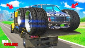 УГНАЛ ФУРГОН НА ОГРОМНЫХ КОЛЕСАХ! БИТВА ЭВАКУАТОРОВ В ГТА 5 ОНЛАЙН | НАШЕЛ 3 ТАЧКИ