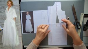 Моделирование. Простое и несложное платье. Выкройка № 1940.