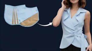 Моделирование и пошив блузки с запахом