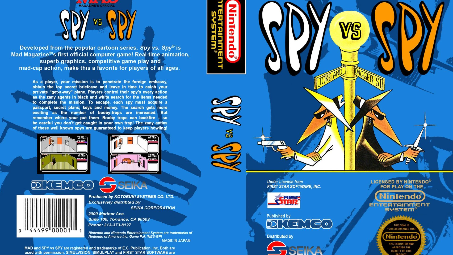 Spy vs Spy (NES) смотреть онлайн