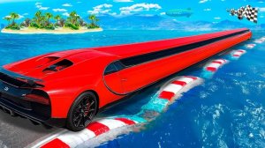 КАК ДАЛЕКО ТАЧКА СМОЖЕТ ПРОЕХАТЬ ПО ВОДНЫМ КОЧКАМ В ГТА 5 ?