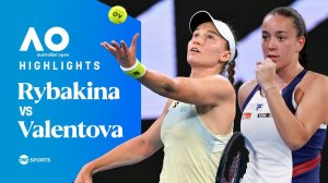 24.01.2026 | ОБЗОР ИГРЫ | Елена Рыбакина - Тереза Валентова | 3-й круг | AO 2026 | Highlights