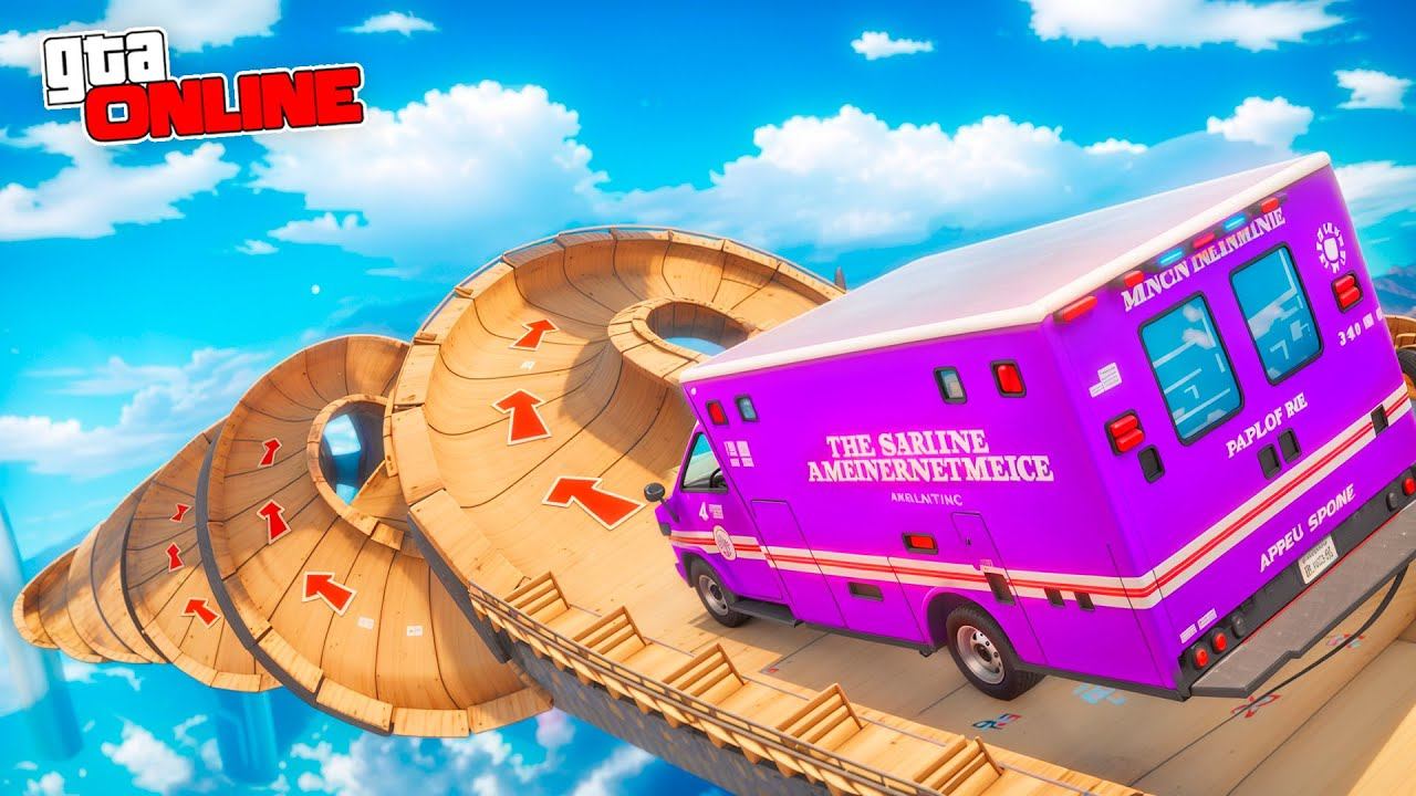 ЭТО САМЫЙ ПОПУЛЯРНЫЙ СПУСК ПО СПИРАЛИ! СПУСК БЕЗ ТОРМОЗОВ ПО СПИРАЛИ В ГТА 5 ОНЛАЙН смотреть онлайн