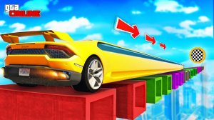 КАК ДАЛЕКО ЛАМБА-ЛИМУЗИН СМОЖЕТ ПРОЕХАТЬ ПО СЛОМАННОЙ ДОРОГЕ? ЭКСПЕРИМЕНТЫ ГТА 5