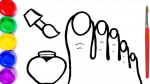 Мультик раскраска для детей и малышей. Как нарисовать простой рисунок