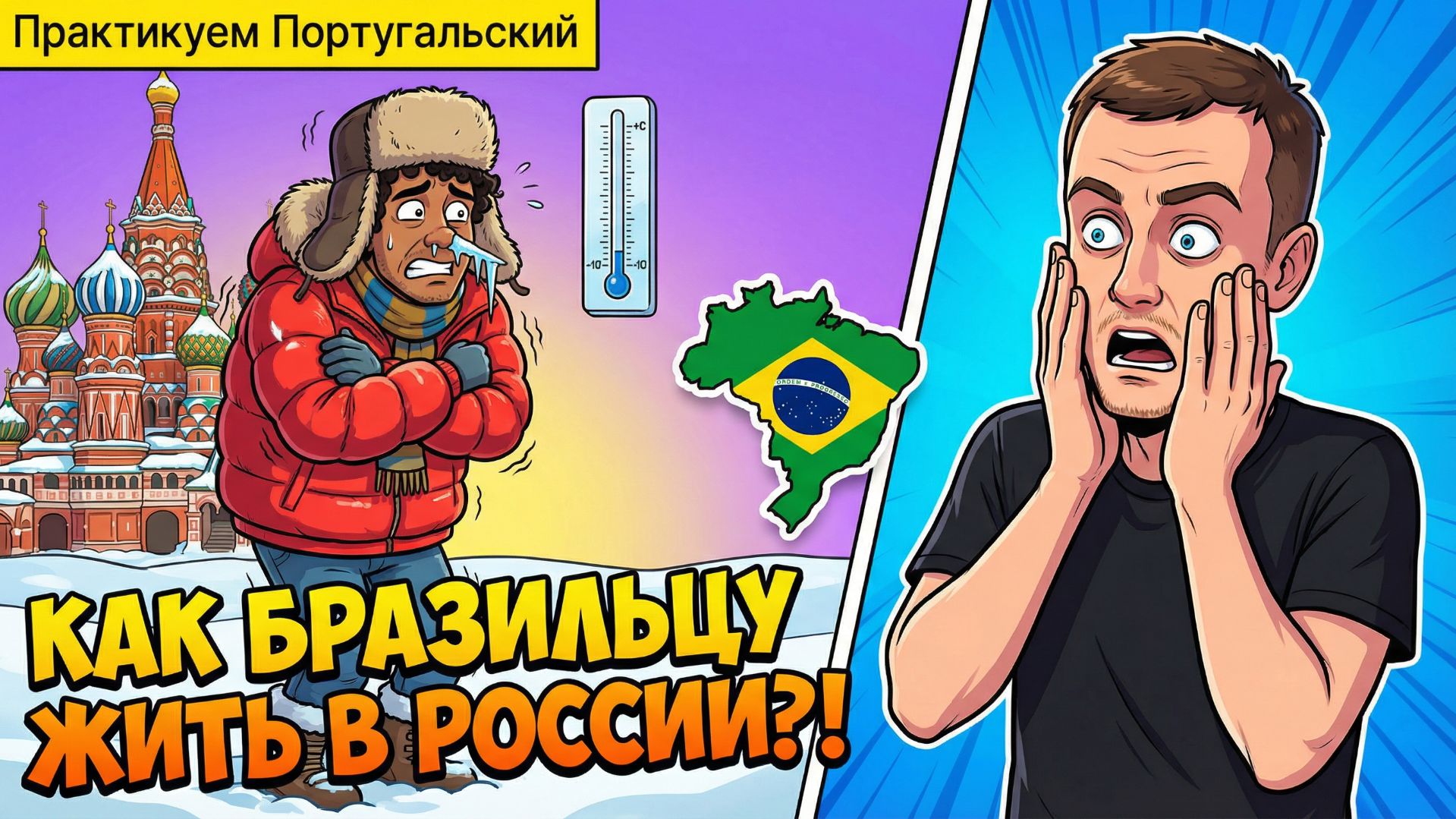 168. Как бразильцу жить в России?! смотреть онлайн