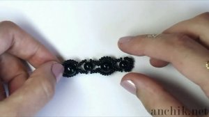 Винтажный браслет из бисера и бусин ☃️