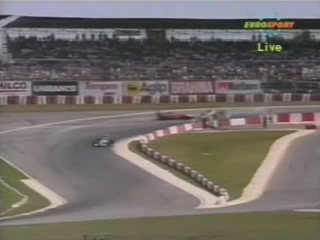 Формула 1. Авария Брандла и Алези на Гран-при Бразилии 1992 (гонка)