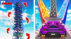 ВЫБЕРИ ПРАВИЛЬНЫЙ ПУТЬ ЧТОБЫ ЗАБРАТЬСЯ НА БАШНЮ В GTA 5 | 25 ЭТАЖЕЙ ПАРКУРА В ГТА 5 ОНЛАЙН
