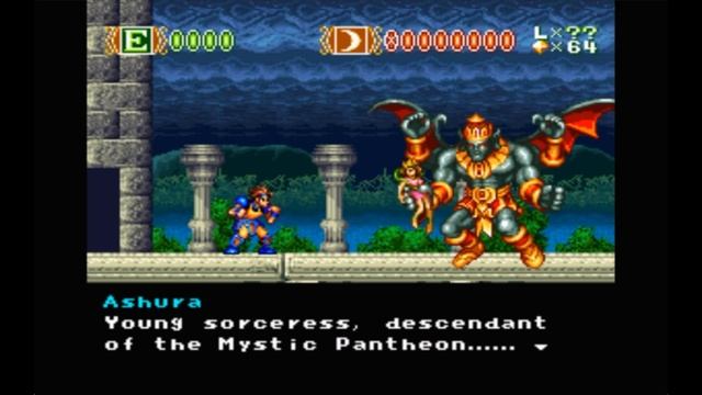 Super Nintendo (Snes) 16-bit Sky Blazer Stage 1 Прохождение смотреть онлайн