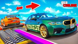 ТАЧКИ БЛОГЕРОВ ПРОТИВ ФОРСАЖНЫХ СПОРТКАРОВ! ПЕРЕТЯГИВАНИЕ КАНАТА В GTA 5!  - ЭКСПЕРИМЕНТЫ ГТА 5