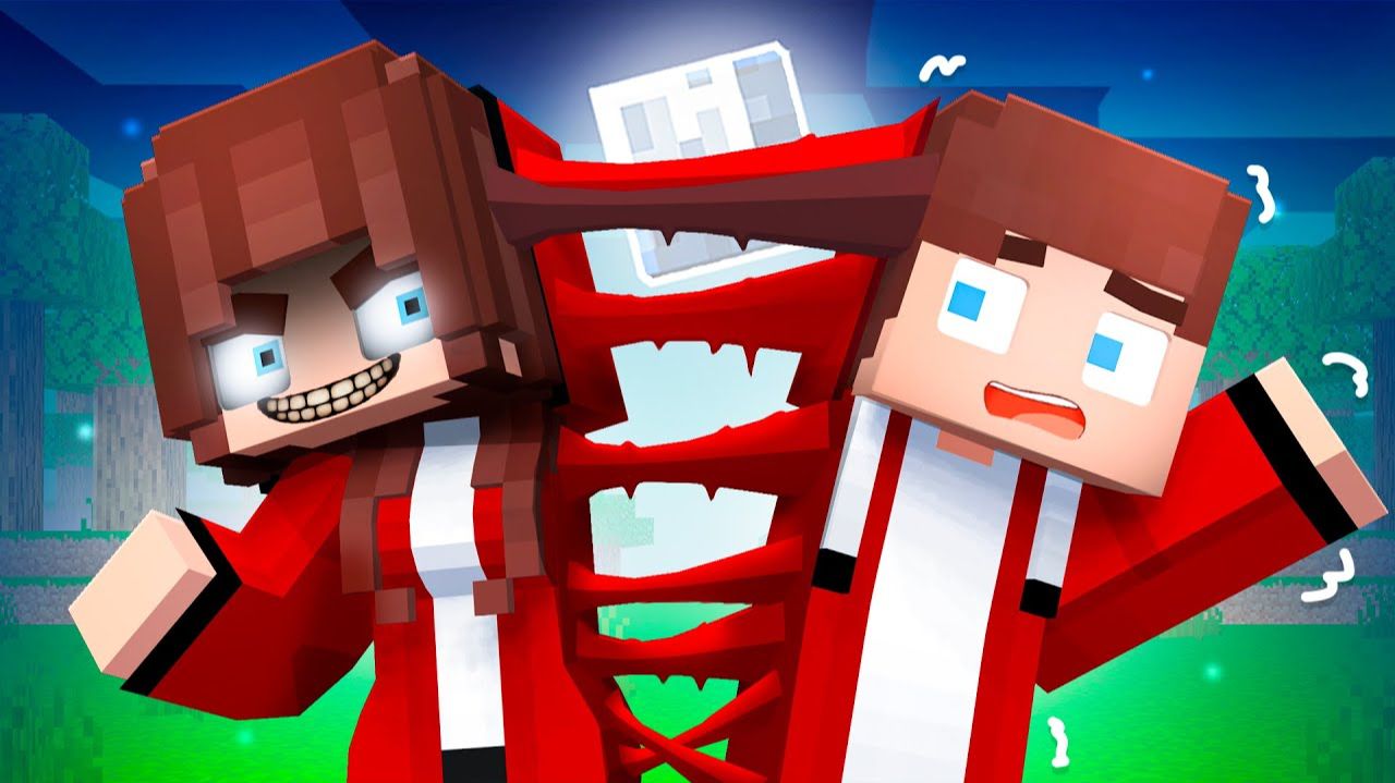 Джей Джей и девушка-преследовательница КРЕЙЗИ Джей Джей - История любви - Анимация для Майнкрафта смотреть онлайн