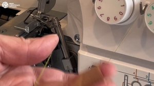 Как заправить оверлок Janome Samurai 888