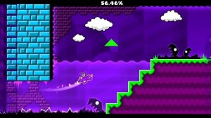 Geometrical dominator by robtop (official level in Geometry dash)