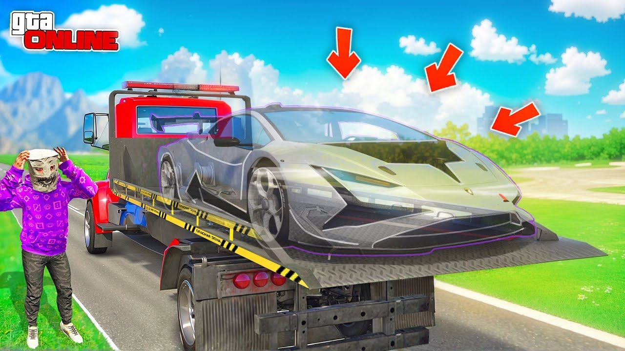 УГНАЛ НЕВИДИМУЮ МАШИНУ-ПРИЗРАК В ГОРОДЕ В GTA 5! БИТВА ЭВАКУАТОРОВ В ГТА 5 ОНЛАЙН | НАШЕЛ 3 ТАЧКИ смотреть онлайн
