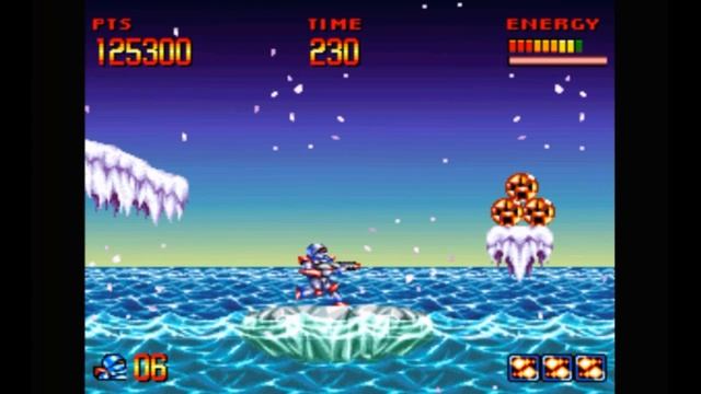 Super Nintendo (Snes) 16-bit Super Turrican Stage 3-2 Прохождение смотреть онлайн