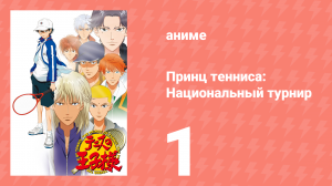 Принц тенниса: Национальный турнир 1 серия (аниме-сериал, 2006)