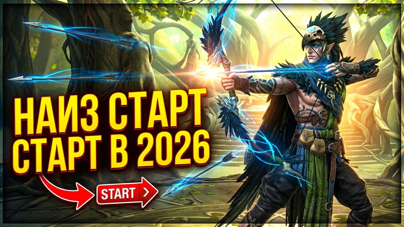 Raid: Shadow Legends Старт в 2026 году. Стартовый аккаунт Наиз Тенекрад