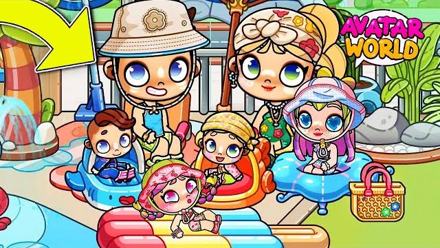ПОХОД В БАССЕЙН 👨👩👧👦🏊♂️ в AVATAR WORLD 💕  ИСТОРИЯ РУТИНА СЕМЬИ ВСЕ СЕКРЕТЫ СЕРИАЛ