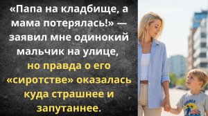 Папа на кладбище, а мама ушла | Истории из жизни