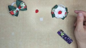 Бантики из репсовой ленты 2,5 см .