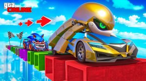 КАК ДАЛЕКО ТАЧКИ СОНИКА СМОГУТ ПРОЕХАТЬ ПО СЛОМАННОЙ ДОРОГЕ? ЭКСПЕРИМЕНТЫ ГТА 5