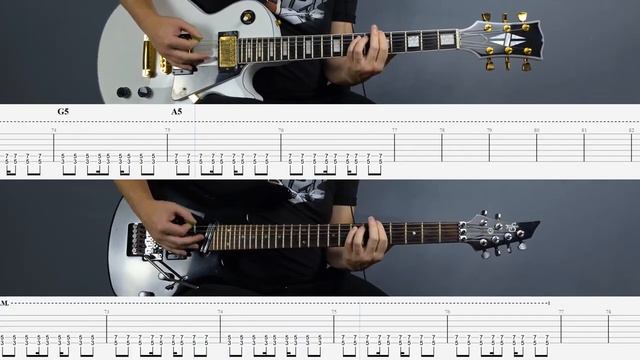 Ghost - It's a Sin Cover (Табулатура) Guitar Tutorial TABS смотреть онлайн