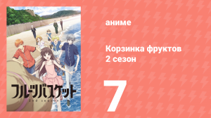 Корзинка фруктов 2 сезон 7 серия (аниме-сериал, 2020)