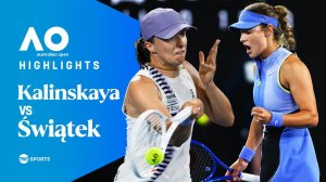 24.01.2026 | ОБЗОР ИГРЫ | Анна Калинская - Ига Швёнтек | 3-й круг | AO 2026 | Highlights