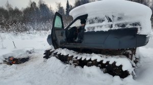 Порвали гусеницу в болоте Эвакуация ДТ75Б на шеснаре пошла совсем не по плану...