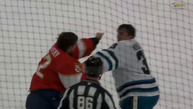 Драка вратарей: Сергей Бобровский против Алекса Недельковича.mp4